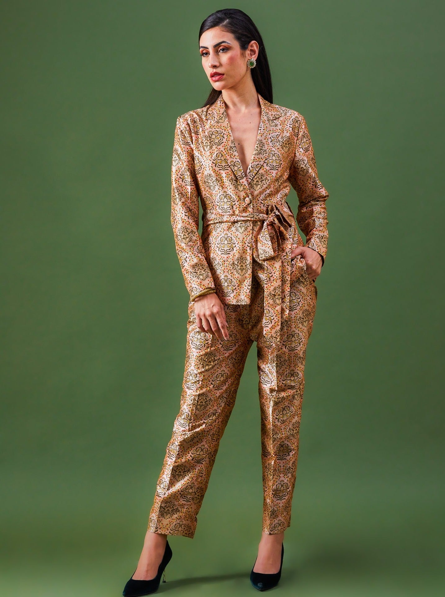 Light Brown Havana Blazer in Silk Cashmere Linen | SUITSUPPLY US